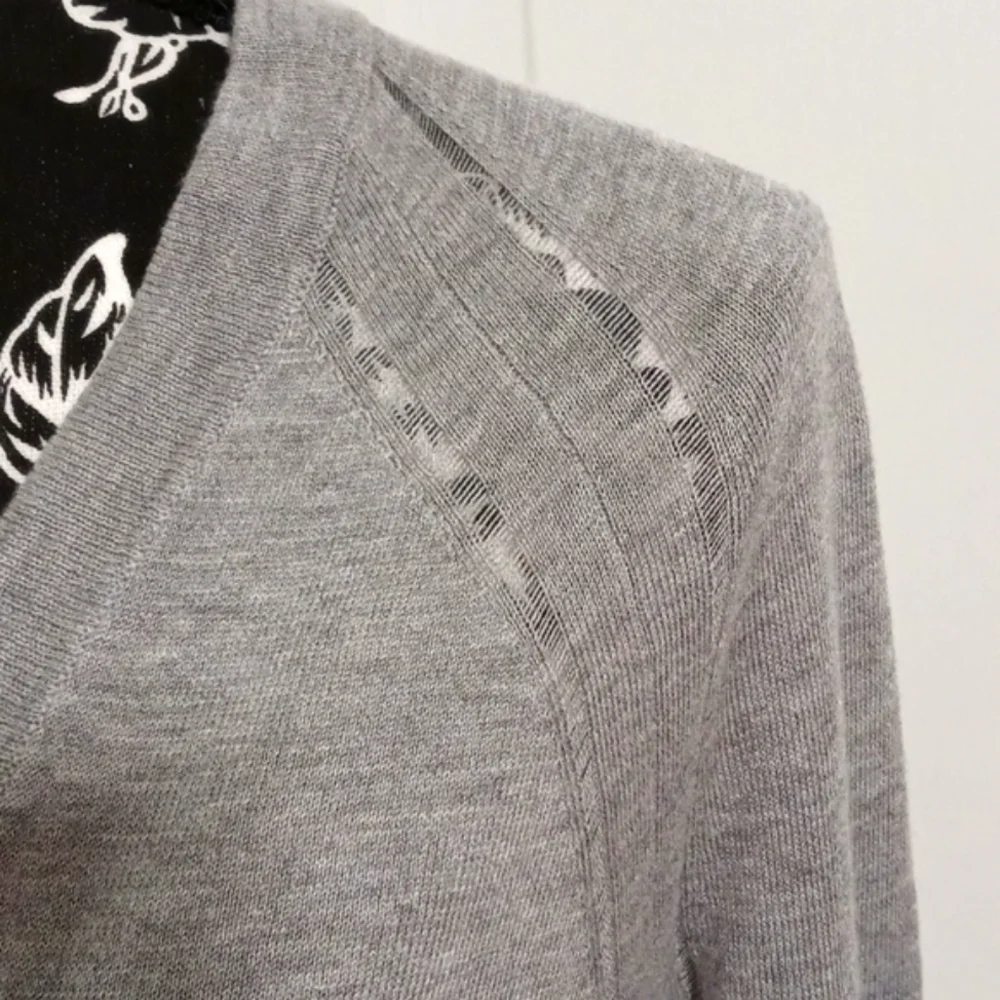 🆕 🩶Loft🩶 - Silk-Blend Open Front Sweater